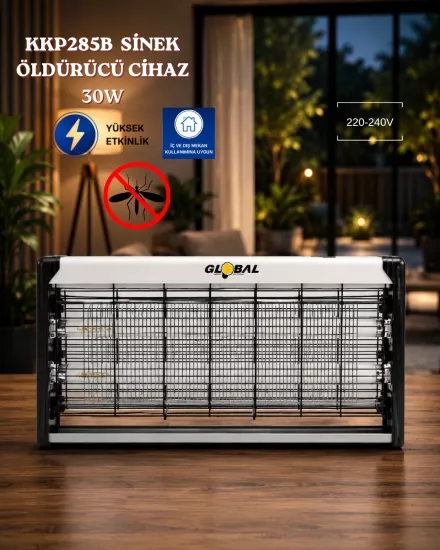 Global KKP285B Sinek Öldürücü Cihaz 2X15W (30W)