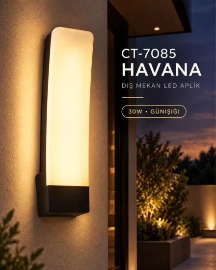 Cata CT-7085 Havana Led Aplik 30W Günışığı 