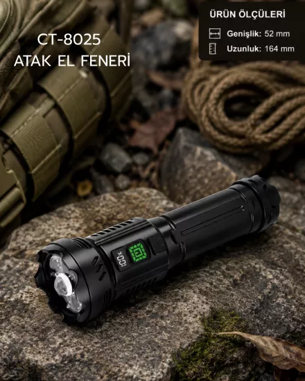 Cata CT-8025 Atak El Feneri Beyaz Işık 