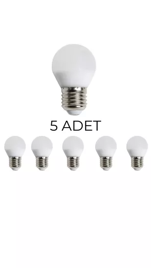 Cata CT-4232 Led Ampul 6W Beyaz Işık E27 Duy - 5’li Paket