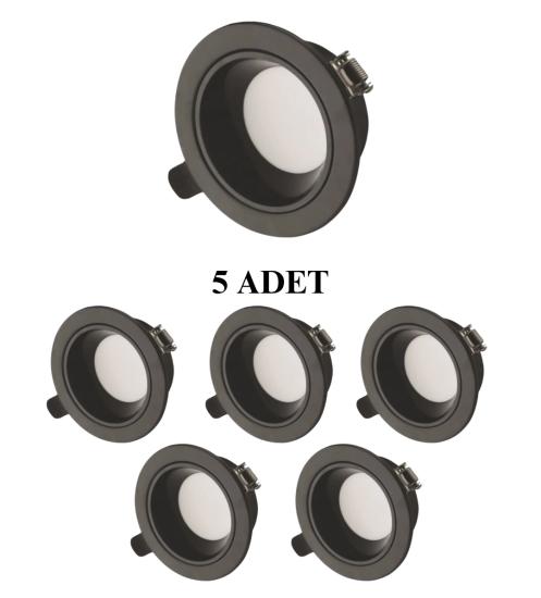 Cata CT-5261 Başak Led Spot 8W 3 Renk - 5’li Paket 