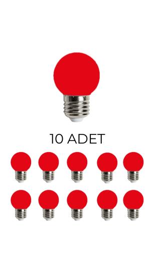 Cata CT-4071 Gece Lambası Kırmızı 1W E27 Duy - 10’lu Paket