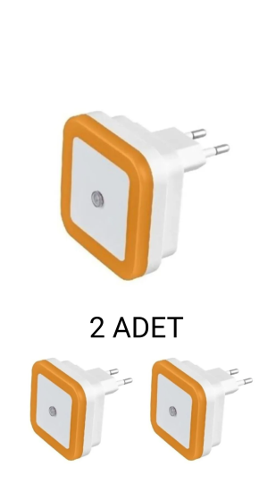 Cata CT-9500 Fotoselli Led Gece Lambası 1W Amber - 2’li Paket 