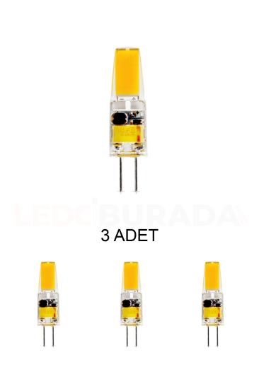 Cata CT-4252 Kapsül Ampul 4W Günışığı G4 Duy - 3’lü Paket