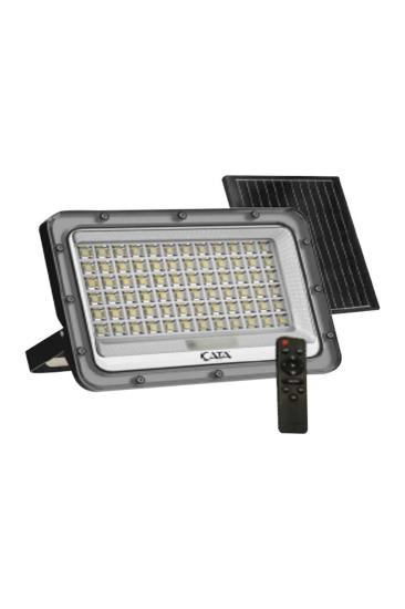 Cata CT-4649 Kumandalı Solar Led Projektör 200W Beyaz Işık  