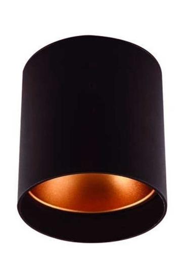 CATA CT-5421 FOÇA SIVA ÜSTÜ ARMATÜR SİYAH+GOLD GU10 