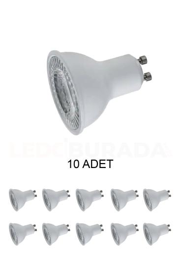 Ct-4215 Led Ampul Gu10 Duy Günışığı (sarı) 8W - 10’lu Paket