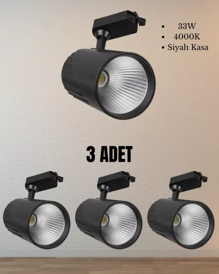 Cata CT-5315 Venüs Ray Spot 33W 4000K - 3’lü Paket