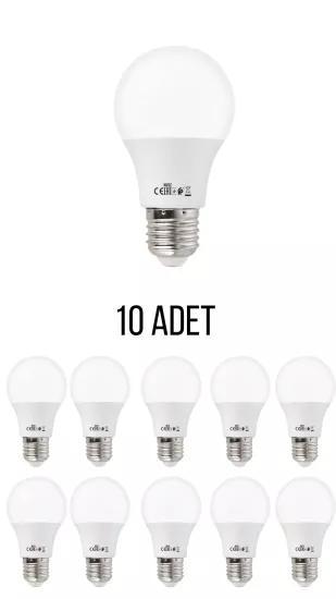 Horoz 001-006-2015 Ekola 15W Led Ampul Beyaz Işık E27 Duy - 10’lu Paket 