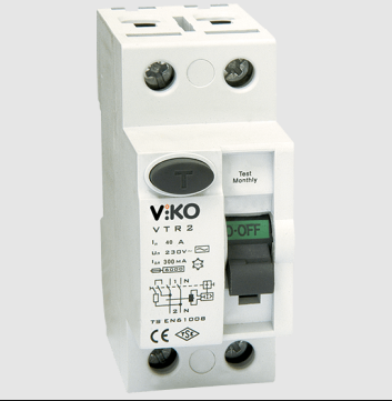 VİKO - VTR2-40300 2Kut 300Ma 40A Kaçak Akım Koruma Rölesi