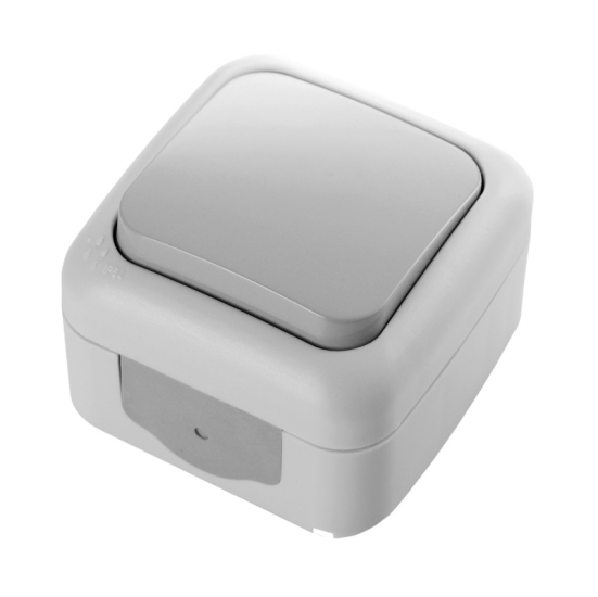 VİKO 90555501 Palmiye Gri Anahtar Sıva Üstü Nemliyer