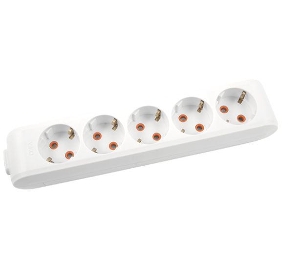 VİKO 90113500 Multi-let Beşli Priz Topraklı Klemensli Ç.K