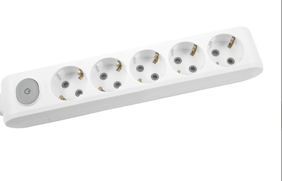 VİKO 90117500 Multi-let Beşli Priz Anahtarlı Topraklı Klemensli Ç.K.