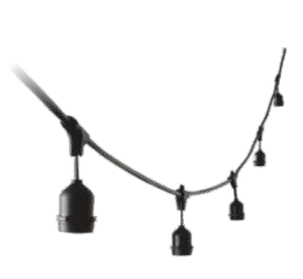 Cata CT-7069 Sarmaşık Dış Mekan Armatür E27  (5 metre - 5 Duy) 