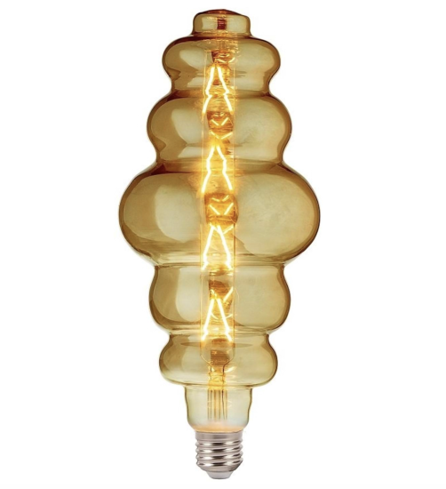 Horoz 001-053-0008 Origami Büyük Led Rustik Ampul Amber 8W