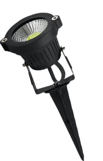 K2 - KBA747 Kazıklı Çim Armatürü 7W Yeşil Işık