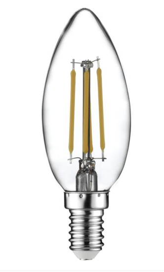 Horoz 001-013-0004 Filament Led Ampul 4W E14 Duy Beyaz Işık 