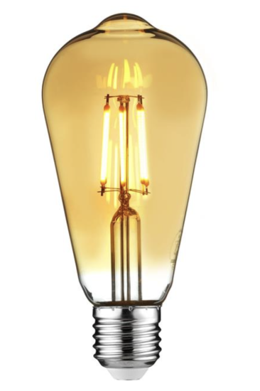 Horoz  001-029-0006 Led Rustik Ampul 6W E27 Duy Amber
