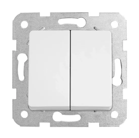 Viko 90440002 Linnera/ Rollina Beyaz Komütatör Mekanizma+Düğme