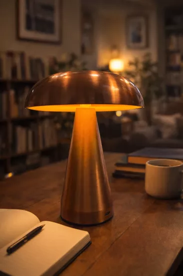  KML113 Dokunmatik Rose Masa Lambası (3 Renk Işık Opsiyonlu)