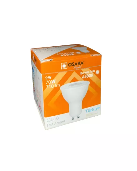 Osaka Led Ampul 9W GU10 Duy Pro SMD Led Beyaz Işık 