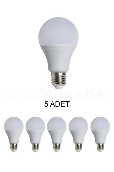 Voltek VLB01265 12W Led Ampul Beyaz E27 Duy - 5 ADET