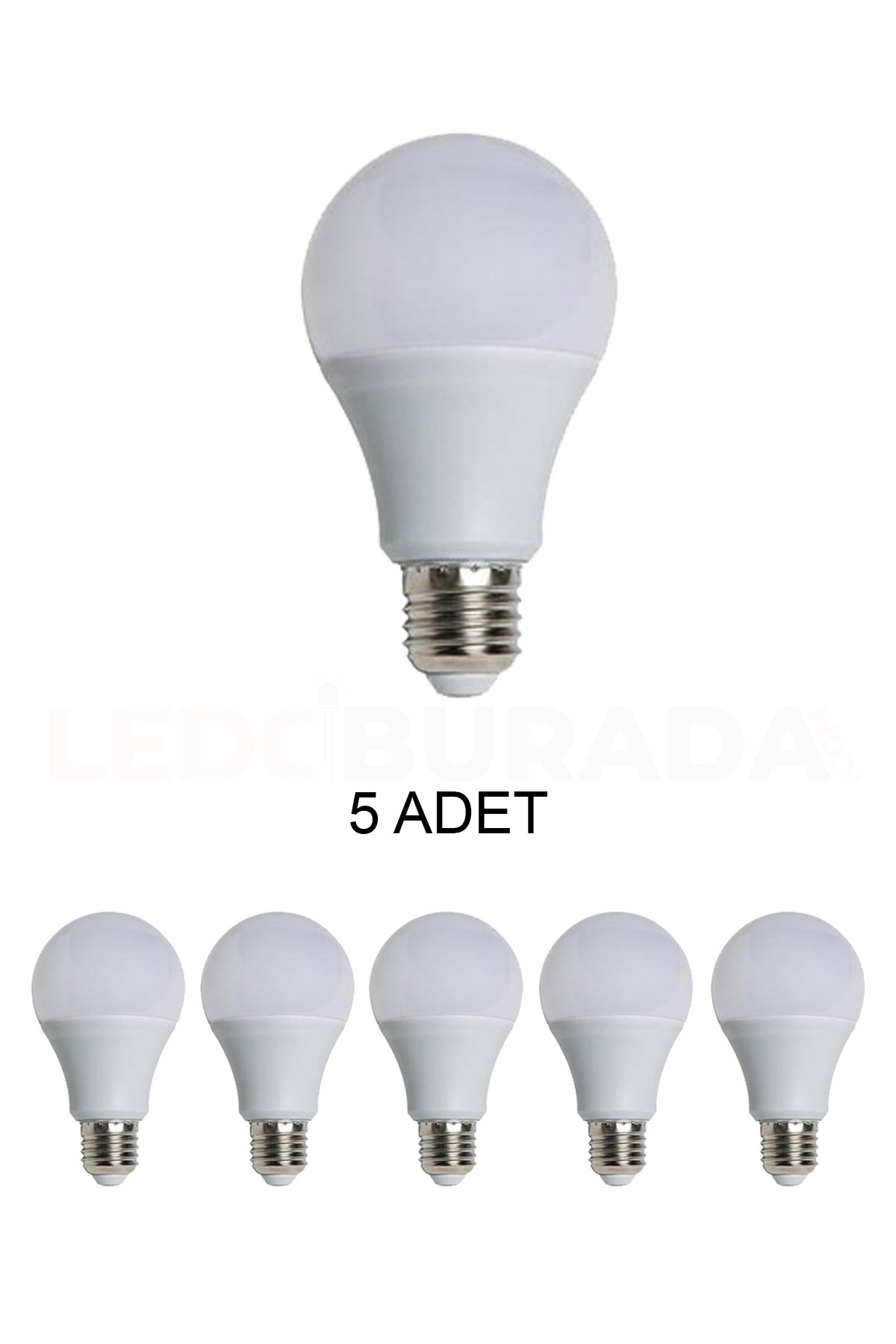 Voltek VLB01265 12W Led Ampul Beyaz E27 Duy - 5 ADET